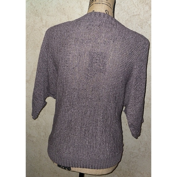 Verve Women's Dolman Sleeve Gray Sweater - Picture 2 of 5